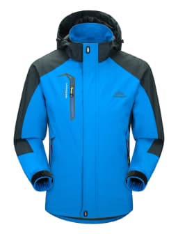 Men's Lightweight Waterproof Rain Jacket 5000mm Windbreaker Lined Casual Spring Autumn Fishing Hiking Outdoor Leisure Jacket