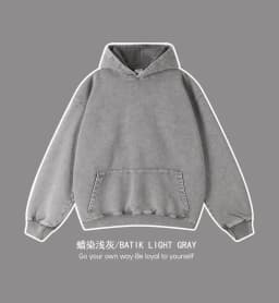 Custom LOGO Image 450GSM 100% Cotton Retro Heavyweight Sweatshirt for Men and Women Washed Vintage Oversize Loose