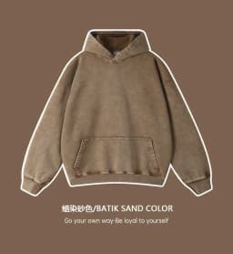 Custom LOGO Image 450GSM 100% Cotton Retro Heavyweight Sweatshirt for Men and Women Washed Vintage Oversize Loose