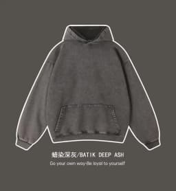 Custom LOGO Image 450GSM 100% Cotton Retro Heavyweight Sweatshirt for Men and Women Washed Vintage Oversize Loose