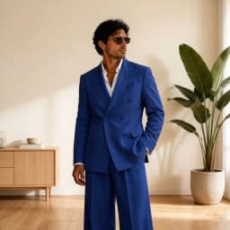 Men Suits Double Breasted with Wide Leg Pants Tuxedo Separates 3 Pieces Mix Match Custom Made Summer Wedding Banquet Groom Wear