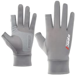 Summer Men Women Gloves Fitness Sports Fishing Cycling Ice Silk Breathable Elastic Sun Protection Touchscreen Driving Gloves
