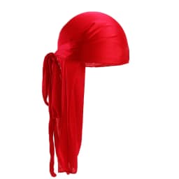 Unisex Long Silky Durag Long Tail Silky Scarf Muslim Doo Rag Pirate Hat Durag Chemo Caps Skull Hat Turban hair band Bandanas