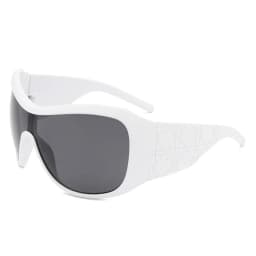 One Piece Oversized Y2K Sunglasses for Women Men Vintage Square Shield Gradient Hip Hop Sun Glasses Female Sexy Driving Shades