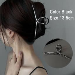 13.5cm Oversized Metal Claw Fashion Large Hollow Clip Hairpin Trendy Hairgrip Headwear For Girl Hair Accessories Gifts