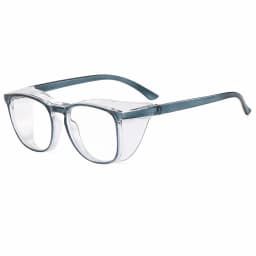 Clear Safety Glasses Women Square Anti Fog Blue Light Blocking Glasses Scratch Resistant Work Glass For Men & Nurse