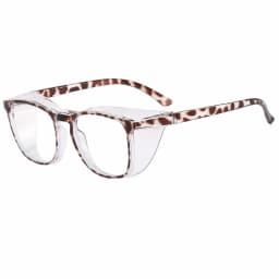 Clear Safety Glasses Women Square Anti Fog Blue Light Blocking Glasses Scratch Resistant Work Glass For Men & Nurse