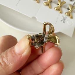 6Pcs/set of Women's New Golden Bow Mini Hairpins, Sweet and Cool Girl Bangs Hairpins and Hair Accessories