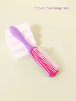WANMEI Styling Curly Hair Brush for Natural Thick Curly Hair Travel Detangling Brush Comb for Women Men Defining Curls Hair