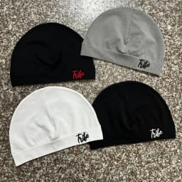 1pc Solid Color Street Style Nylon Skull Print Unisex Beanie Hat, Suitable For All Seasons, Sports & Casual Wear, Great Gift Ch