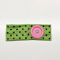Summer Colorful Large Button Wave Point Hairband Korean Ins Y2K Retro Elastic Hairband Blogger Same Style Trendy Cool Hairband
