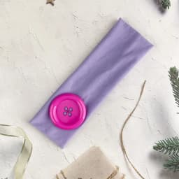 Summer Colorful Large Button Wave Point Hairband Korean Ins Y2K Retro Elastic Hairband Blogger Same Style Trendy Cool Hairband