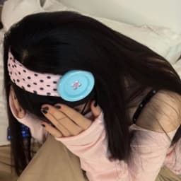 Summer Colorful Large Button Wave Point Hairband Korean Ins Y2K Retro Elastic Hairband Blogger Same Style Trendy Cool Hairband