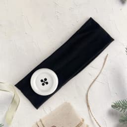 Summer Colorful Large Button Wave Point Hairband Korean Ins Y2K Retro Elastic Hairband Blogger Same Style Trendy Cool Hairband