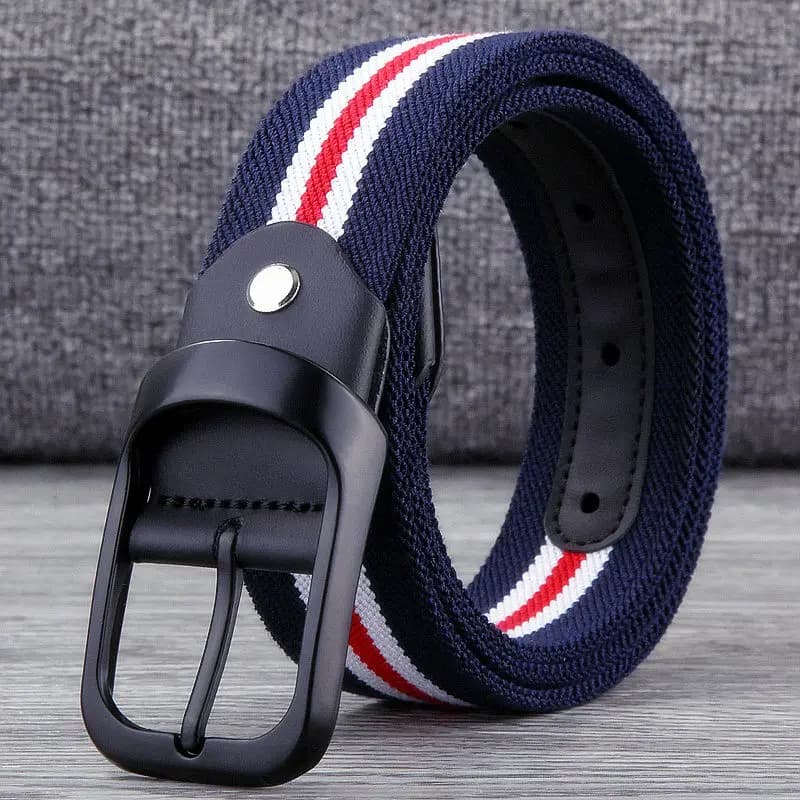 3.5cm Men's Fabric Canvas Webbing Man Belt for student Designer Men Leisure Trousers Belt for Jeans Belts Male Waist Belts