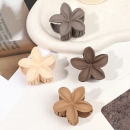 4Pcs Multicolor Flower Hair Claw Clips for Women Girls Nonslip Cute Fashion Hair Accessories Small Hairpin Crab Barrette Style