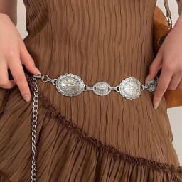Summer Fashion Metal Waist Chain, Retro Butterfly Thin Belt Accessories, Hundreds of Matching Dresses, Belt Chains, Advanced