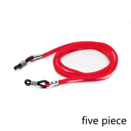 5ps Adjustable Glasses Strap Holder Anti Slip Glasses Cord Rope, Sports Sunglasses Chain Lanyard Eyewear Retainer Women Men