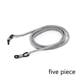 5ps Adjustable Glasses Strap Holder Anti Slip Glasses Cord Rope, Sports Sunglasses Chain Lanyard Eyewear Retainer Women Men