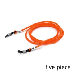 5ps Adjustable Glasses Strap Holder Anti Slip Glasses Cord Rope, Sports Sunglasses Chain Lanyard Eyewear Retainer Women Men