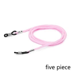 5ps Adjustable Glasses Strap Holder Anti Slip Glasses Cord Rope, Sports Sunglasses Chain Lanyard Eyewear Retainer Women Men