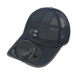 Breathable Sunhat with Solar Fan Sun Block Baseball Hat with Solar Fan USB Charging Fan Outdoor Sunhats Sunscreen Sunshade Hats