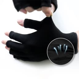 1Pair New Anti UV Black Thin Nail Gloves Anti Black UV Gel Shield Glove Fingerless Manicure Nail Art Tools LED Lamp Nails Dryer