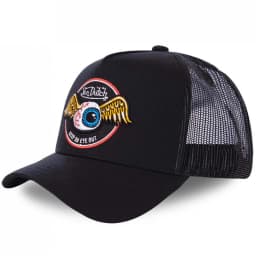 1PC Casual Fashion VON Baseball Cap Breathable Shade Alphabet Embroidery Sunblock Mesh Embroidered DUTCH Trucker Hat CYMZ104