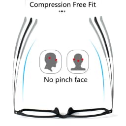 2025 Titanium Frame Progressive Multifocal Reading Glasses Unisex Anti-blue Light Presbyopia Eyewear Diopter 1.-0-4.0