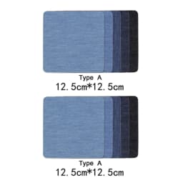 Denim Patches DIY Iron On Denim Elbow Patches Repair Pants For Jean Clothing Pants Badges Apparel Sewing Fabric NEW