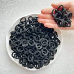 20/50/100PCS Colorful Basic Nylon Ealstic Hair Ties for Girls Ponytail Hold Scrunchie Rubber Band Kids Basic Hair Accessories