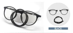 2026 Portable Magnetic Reading Glasses TR90 Reading Glasses Anti-Blue Light Portable Ultra-light Computer Spectacles Round-Frame