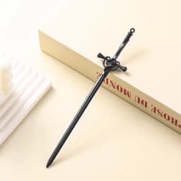 DIY Creative Sword Hair Stick Hairpins Headwear Chinese Style Sword Hair Fork Buns Punk Hairpin Women Trendy Hair Accessories