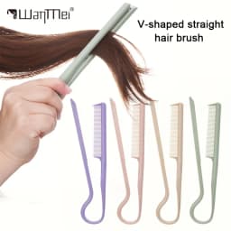 Professional V-Comb Straightener Hair Styling Tool for Messy Wavy Hair Comb for Wig Styling Human Hair Styling tool accessories