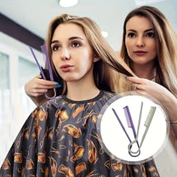 Professional V-Comb Straightener Hair Styling Tool for Messy Wavy Hair Comb for Wig Styling Human Hair Styling tool accessories