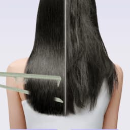 Professional V-Comb Straightener Hair Styling Tool for Messy Wavy Hair Comb for Wig Styling Human Hair Styling tool accessories