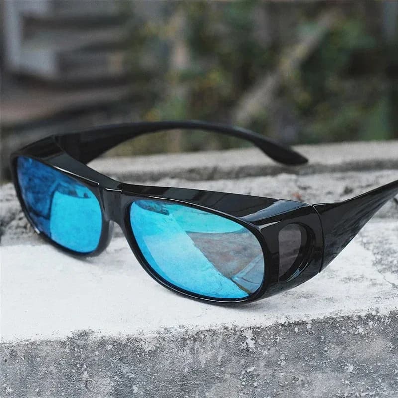 2026Polarized Sunglasses Fit Over Eye Glasses Driving Wrap Shield Goggles Fishing Glasses Sports Sunglasses Night Vision Glasses