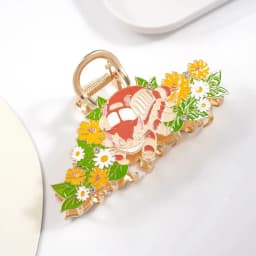 Exquisite Cute Cartoon Flame Hair Claw Boat Dragon Large Hair Claws New Japanese Cat Claw Clip Enamel Hair Accessories for Women