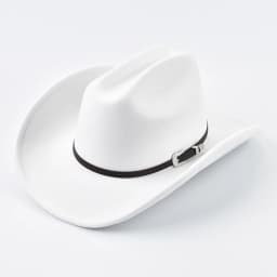 Unisex Western Cowboy Hat With Leather Vintage Big-edge Gentleman Cowgirl Jazz Hat Cloche Church Sombrero Hombre Caps