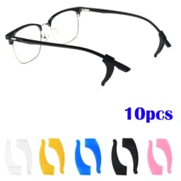 10/20pcs Anti-slip Silicone Ear Grip Glasses Eyeglasses Leg Ear Hook Stopper Bracket Fastener Accessories Eyewear Holder Temple