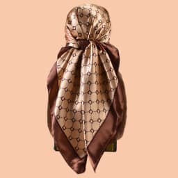 1PC Women's Summer Beach Accessory Fashion Satin Square Scarf 90*90inch Multi-use Headscarf Party Use Versatile Hair Towel