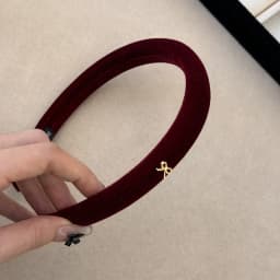 Korean autumn winter atmosphere headband women's 2024 new high cranial top velvet headband high sense retro hair accessories