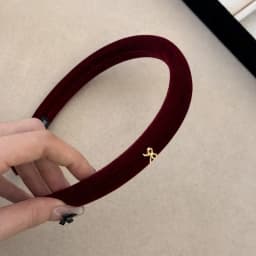 Korean autumn winter atmosphere headband women's 2024 new high cranial top velvet headband high sense retro hair accessories
