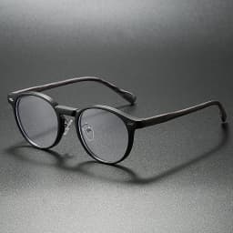 KAMMPT Vintage Round Glasses Fashion Retro Blue Light Blocking Eyeglasses Trendy Stylish Design Candy Color Rim Optical Frames