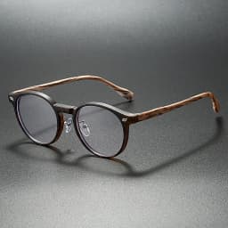 KAMMPT Vintage Round Glasses Fashion Retro Blue Light Blocking Eyeglasses Trendy Stylish Design Candy Color Rim Optical Frames