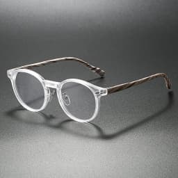 KAMMPT Vintage Round Glasses Fashion Retro Blue Light Blocking Eyeglasses Trendy Stylish Design Candy Color Rim Optical Frames