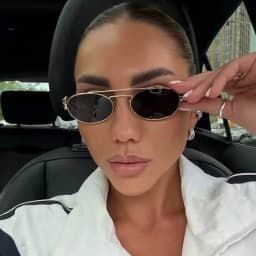 New Trendy Double Beam Metal Frame Oval Sunglasses Trendy Streetwear Women Brand Design Sun Glasses Unisex Sunnies UV Protection