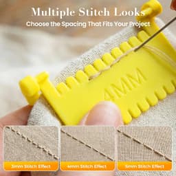 1 Piece Quilting Sewing Gauge Tool For Hemming, Edge Stitching, And Seam Guidance