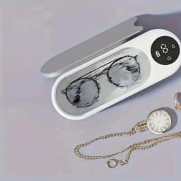 Viewring High-Frequency Glasses Cleaner - 1pc Wireless Multi-Purpose Cleaning Machine for Eyewear & Accessories