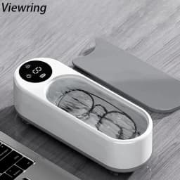 Viewring High-Frequency Glasses Cleaner - 1pc Wireless Multi-Purpose Cleaning Machine for Eyewear & Accessories